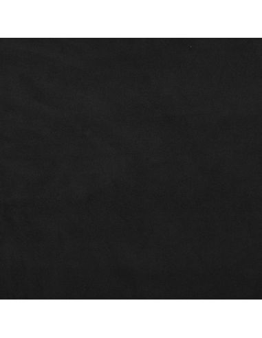 Stretch suede fabric - Black
