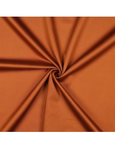 Cotton satin fabric - Brick