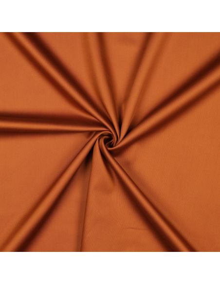 Cotton satin fabric - Brick