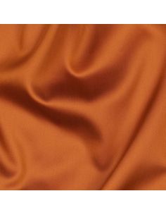 Cotton satin fabric - Brick 2