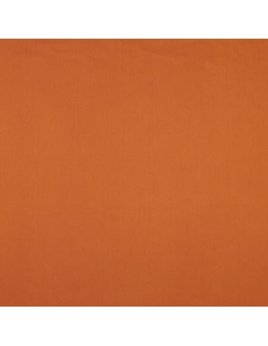 Cotton satin fabric - Brick