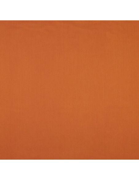 Cotton satin fabric - Brick