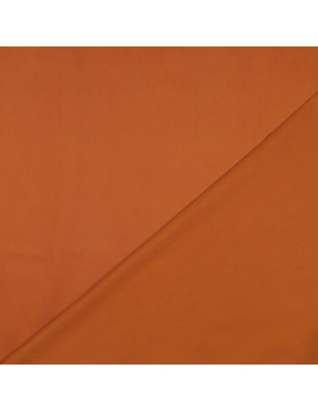 Cotton satin fabric - Brick