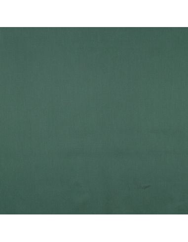 Dark green cotton satin fabric