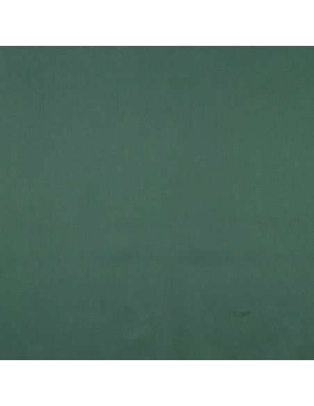 Dark green cotton satin fabric