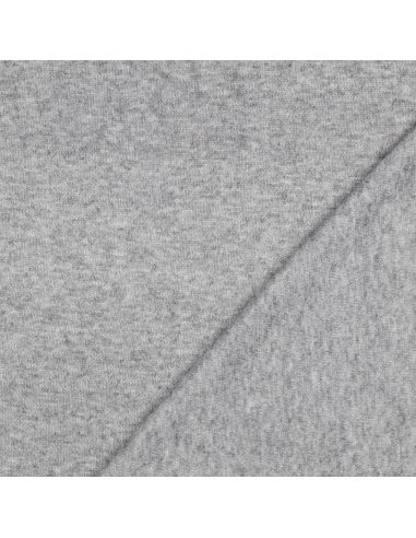Mixed knit fabric - Gray