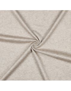 Mixed knit fabric - Beige