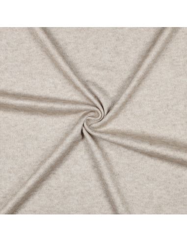 Mixed knit fabric - Beige
