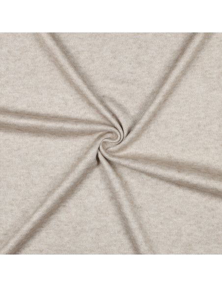 Mixed knit fabric - Beige