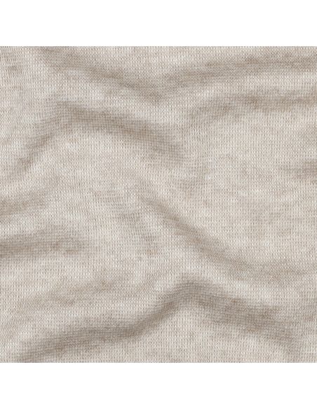 Mixed knit fabric - Beige