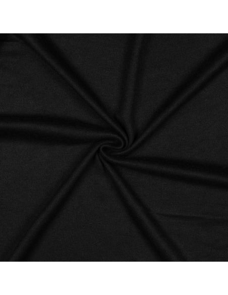 Mixed knit fabric - Black