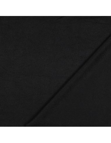 Mixed knit fabric - Black