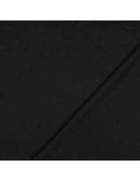 Mixed knit fabric - Black