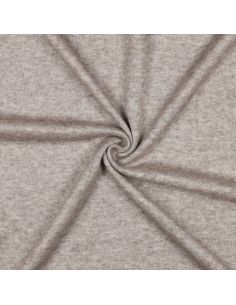 Mixed knit fabric - Taupe