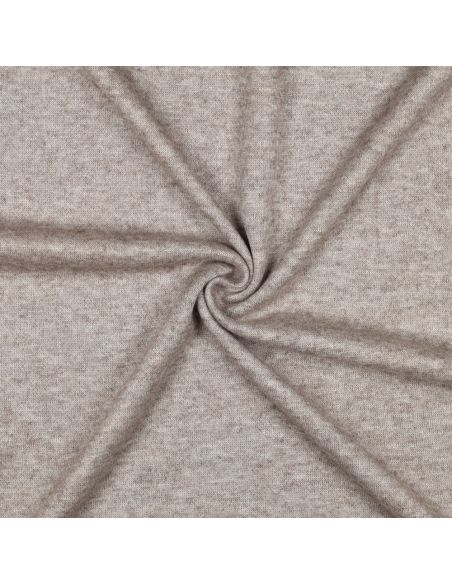 Mixed knit fabric - Taupe