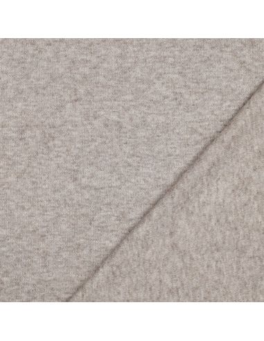 Mixed knit fabric - Taupe