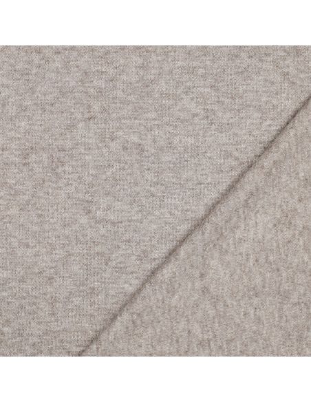 Mixed knit fabric - Taupe
