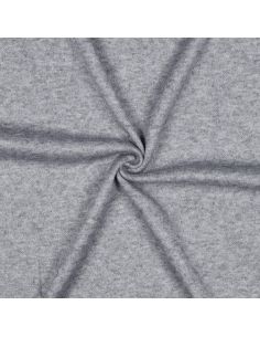 Mixed knit fabric - Navy blue