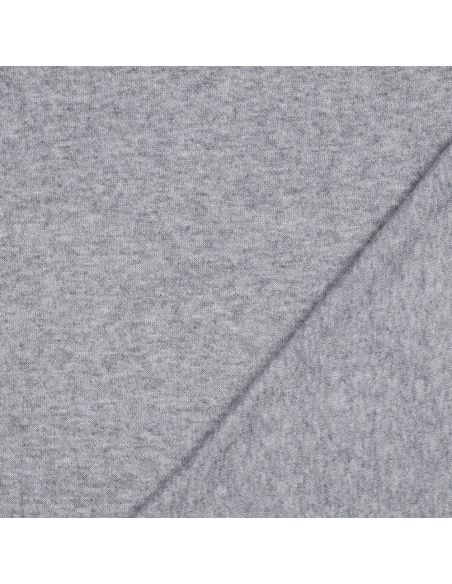 Mixed knit fabric - Navy blue