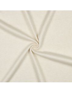 Mixed knit fabric - Ecru