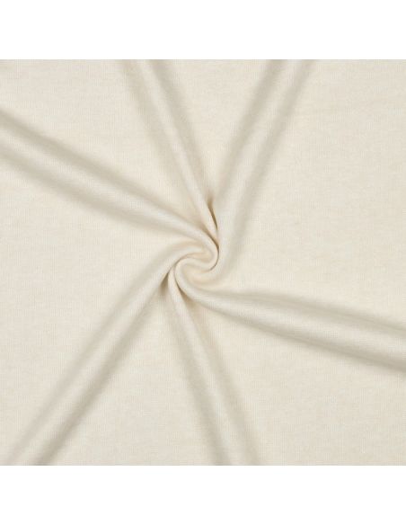 Mixed knit fabric - Ecru
