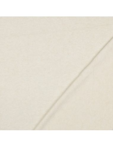 Mixed knit fabric - Ecru