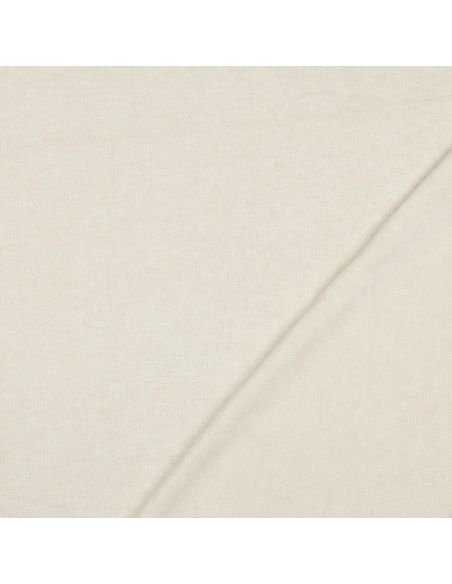 Mixed knit fabric - Ecru
