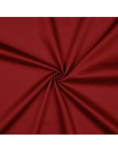 Dark red cotton satin fabric