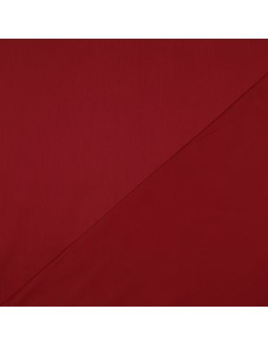 Dark red cotton satin fabric