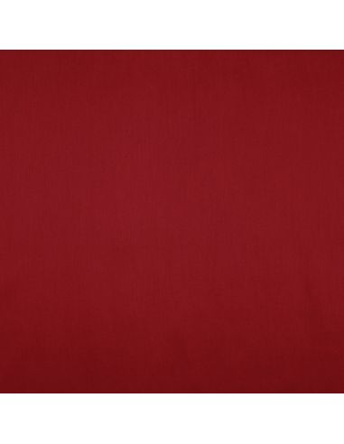 Dark red cotton satin fabric