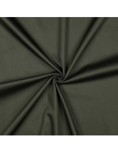 Army green cotton satin fabric