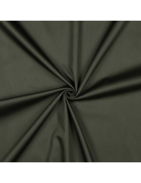 Army green cotton satin fabric