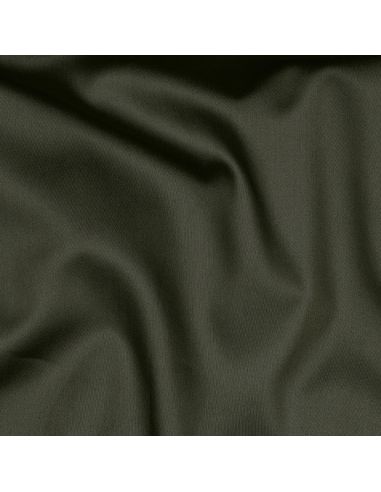 Army green cotton satin fabric