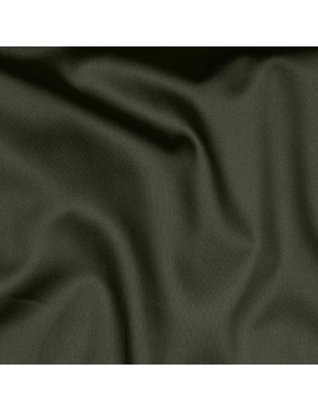Army green cotton satin fabric