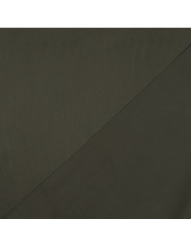 Army green cotton satin fabric