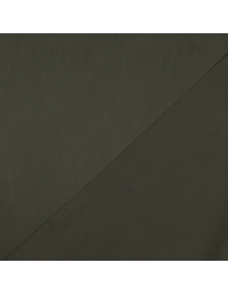Army green cotton satin fabric