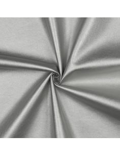 Faux fabric for clothing - Metallic silver