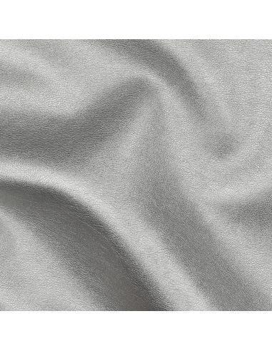 Faux fabric for clothing - Metallic silver