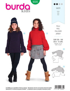 Sweater pattern - Burda 9335