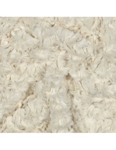 Faux fur fabric - Ecru