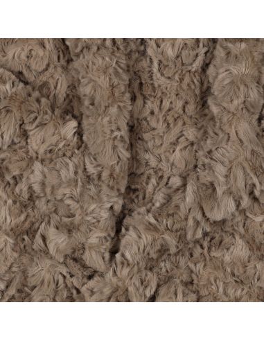 Faux fur fabric - Brown