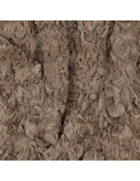 Faux fur fabric - Brown