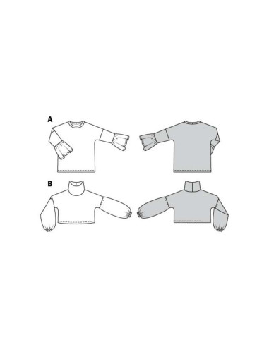 Sweater pattern - Burda 9335