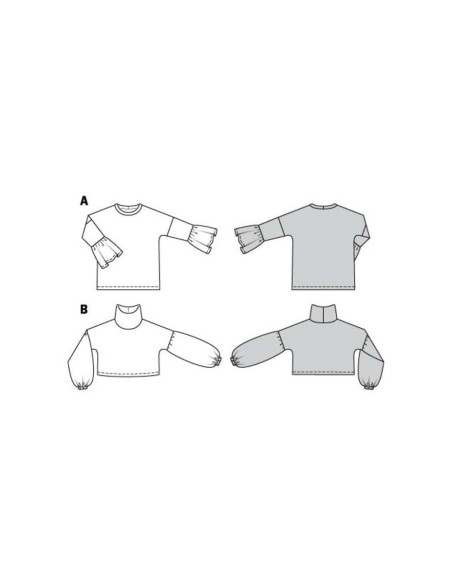 Sweater pattern - Burda 9335