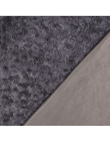 Faux fur fabric - Gray