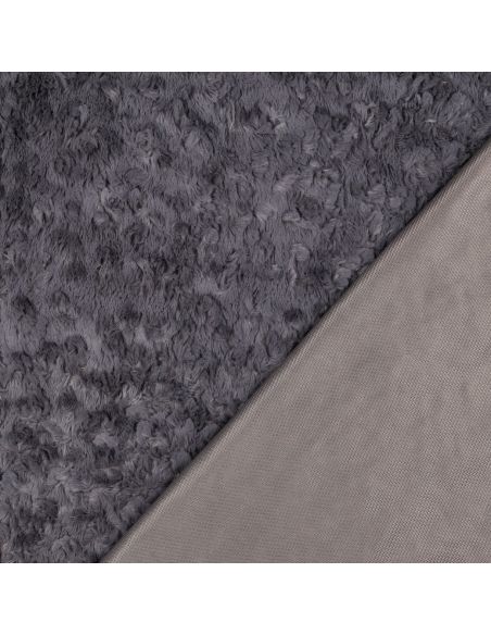Faux fur fabric - Gray
