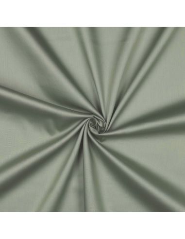 Sage green cotton satin fabric