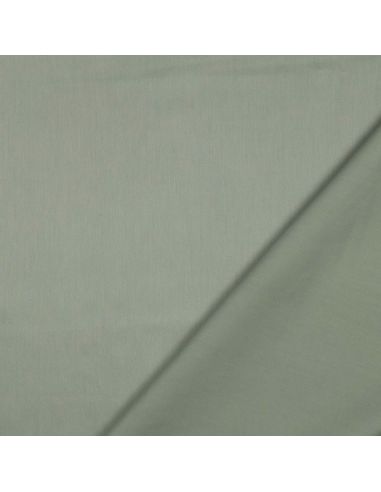 Sage green cotton satin fabric