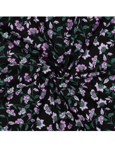 Heavy stretch viscose fabric Rosella - Black