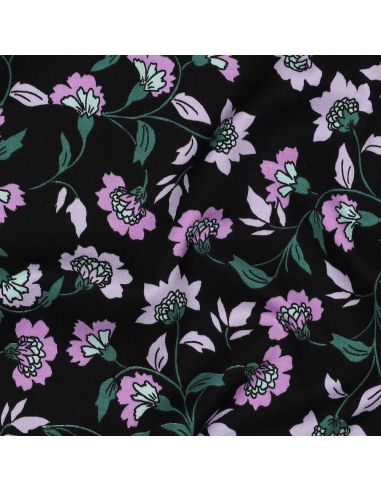 Heavy stretch viscose fabric Rosella - Black